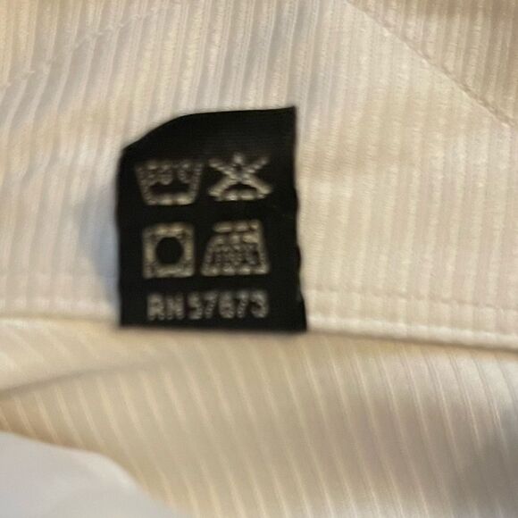 IKE Behar Button Down Dress Shirt Off white color - Picture 6 of 6